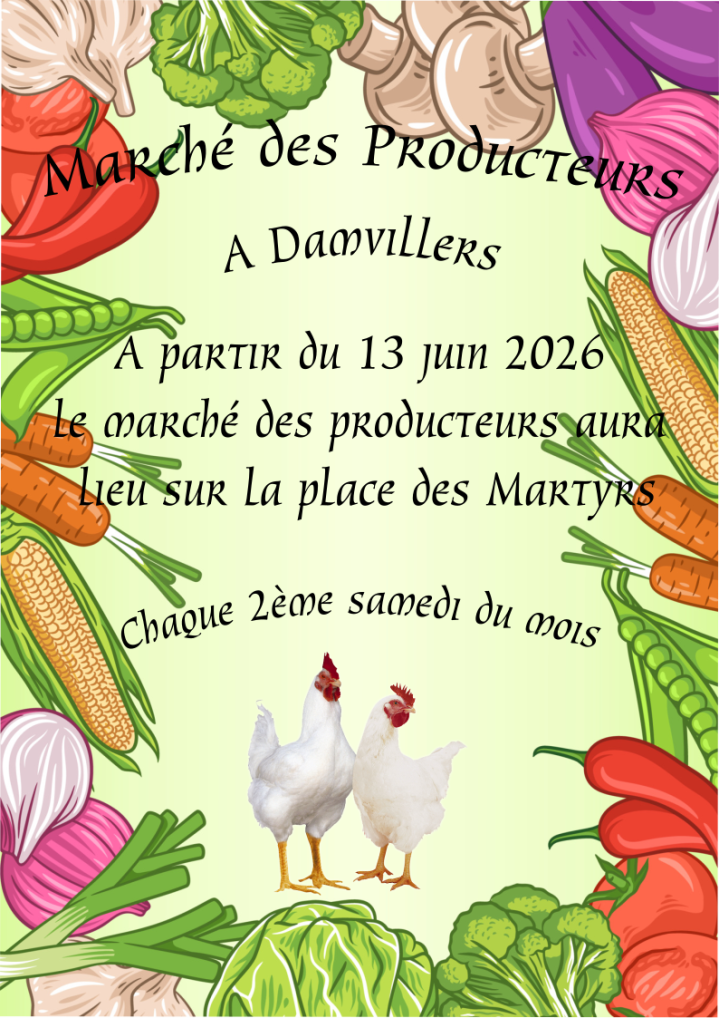 Affiche Marché des Producteurs