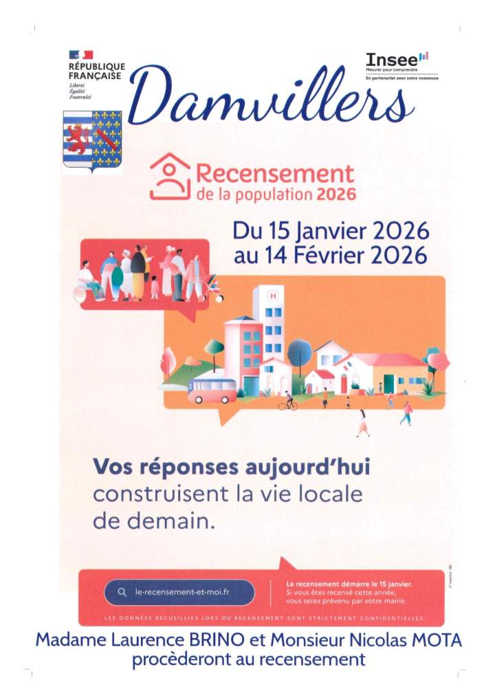 Recensement 2026